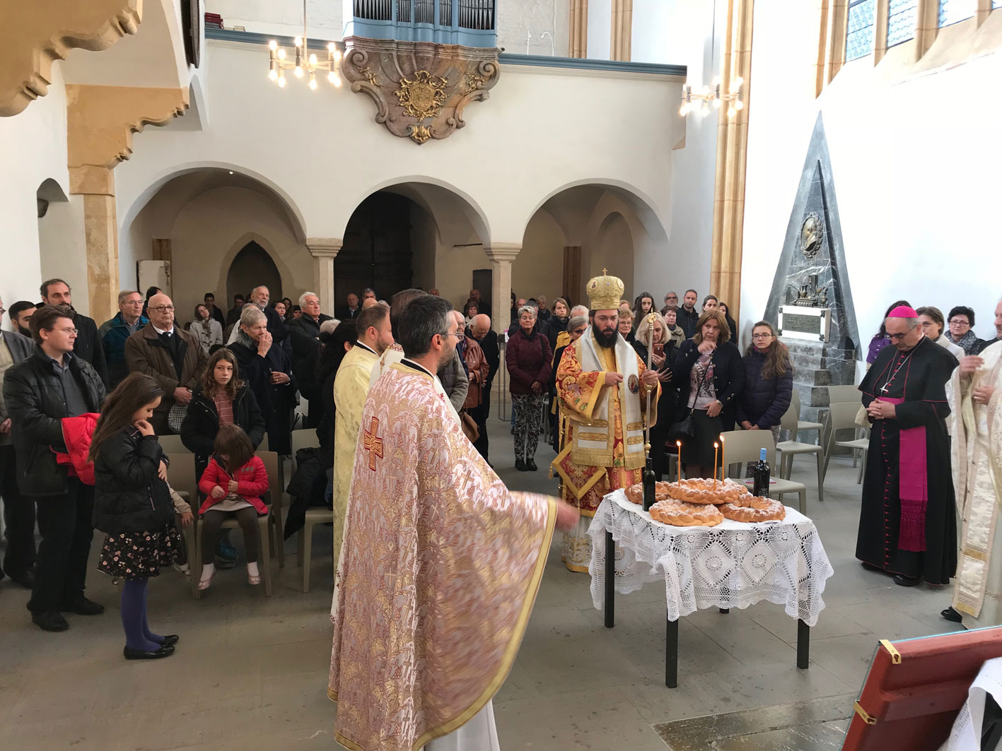 Patroziniumsfest der griechischen Gemeinde in Graz am 1. November 2017 