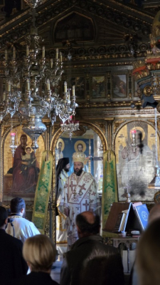 Erzbischöfliche Göttliche Liturgie im Kloster des heiligen Georg Epanosifis und Erzbischöfliches Trisagion zum Gedenken an Metropolit Michael von Austria