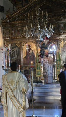 Erzbischöfliche Göttliche Liturgie im Kloster des heiligen Georg Epanosifis und Erzbischöfliches Trisagion zum Gedenken an Metropolit Michael von Austria